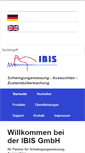 Mobile Screenshot of ibis-gmbh.de