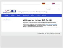 Tablet Screenshot of ibis-gmbh.de